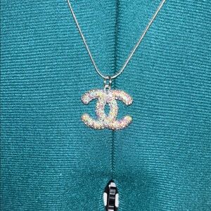 Fabulous Iridescent Silver Necklace